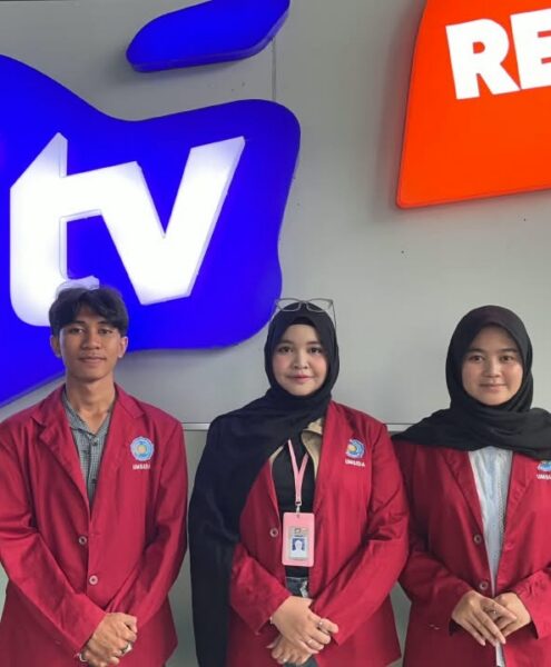 Mahasiswa Ikom Umsida magang di JTV Surabaya